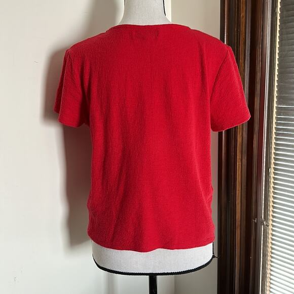 Madewell | Texture and Thread Top with Tie Knot Size S - Picture 7 of 11